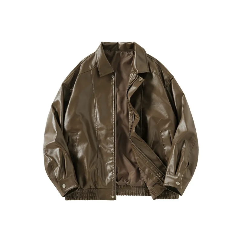 MOPE Leather Jackets Unisex-4