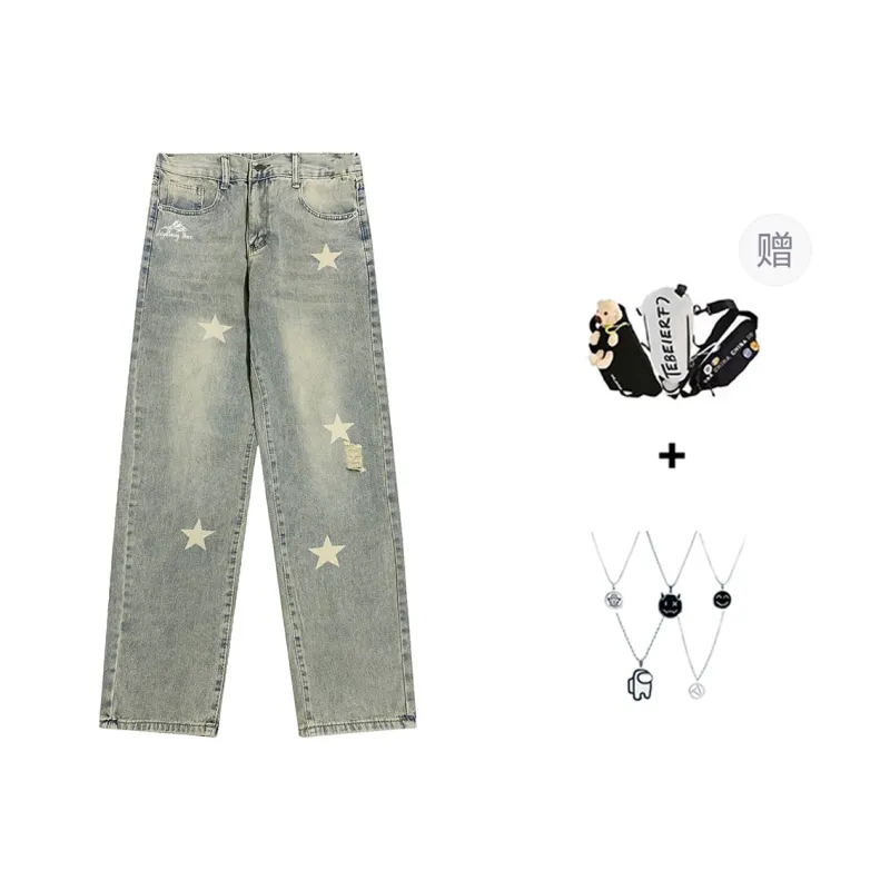 LIGHTNING BEAR Jeans Unisex-0