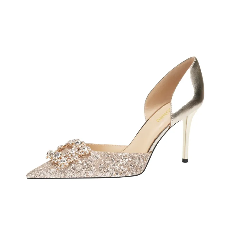 Dunnu High Heels Women's Nude-9
