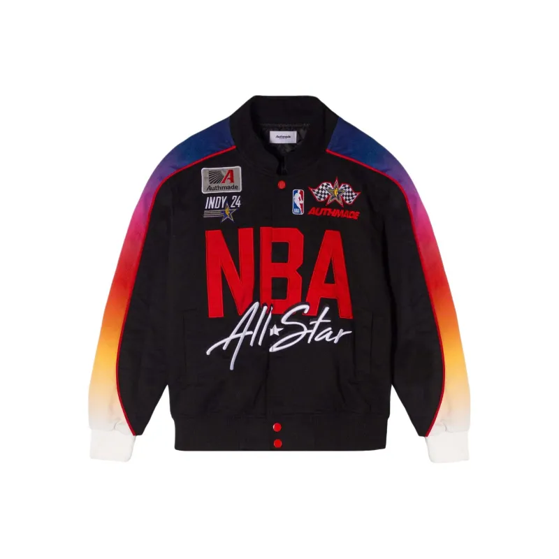 NBA x Authmade Jackets Coats Unisex Black-0