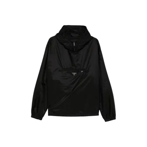 PRADA SS25 Jackets Coats Men's Black