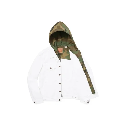 Supreme Levis Fleece Hood Trucker Jacket