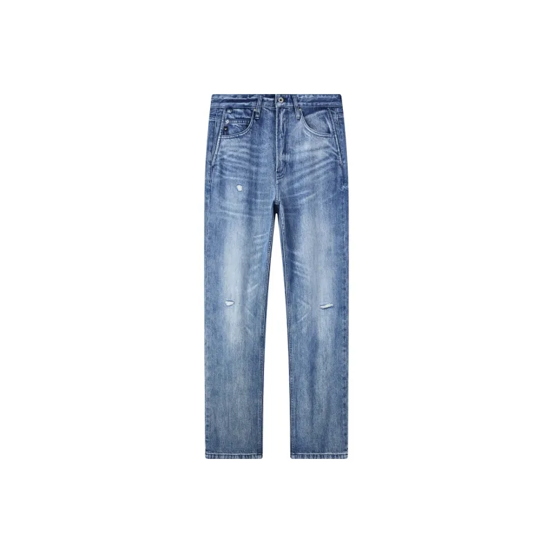 Jiumuwang Men's Pants Expert SS25 Jeans Men's Light Blue-0