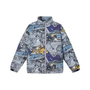 FUN X Garfield Down Jacket Unisex Gray