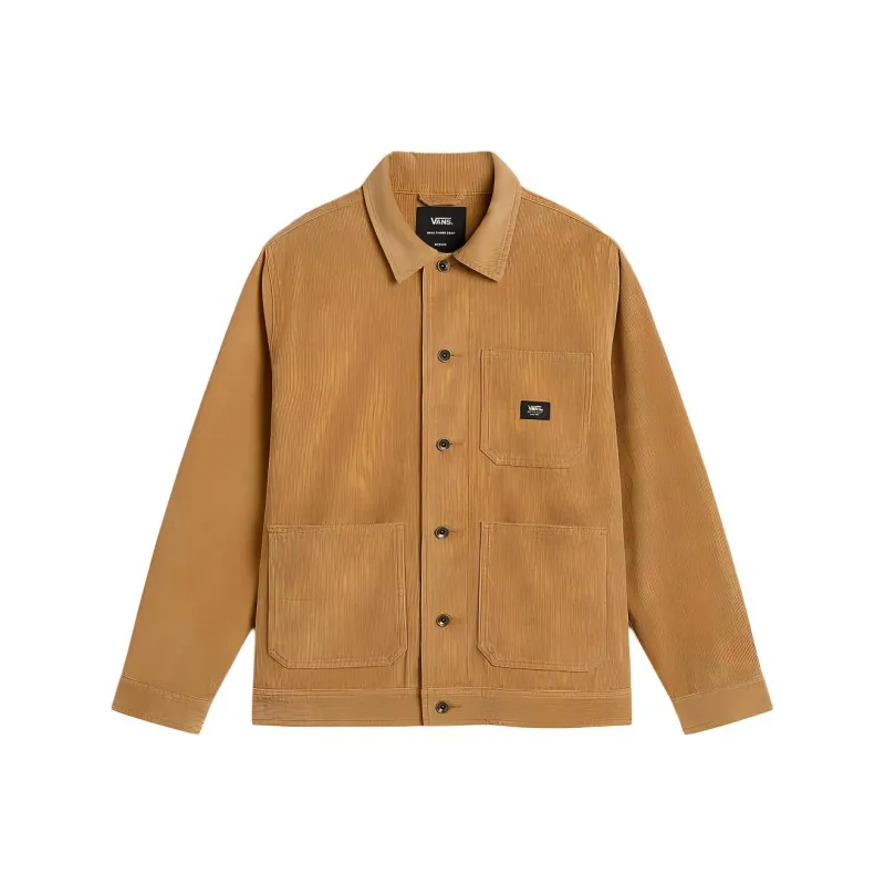 Vans Giacca Chore In Drill Di Velluto A Coste Jackets Coats Men's Brown-0