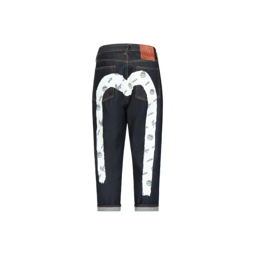 EVISU Jeans Men Denim Blue