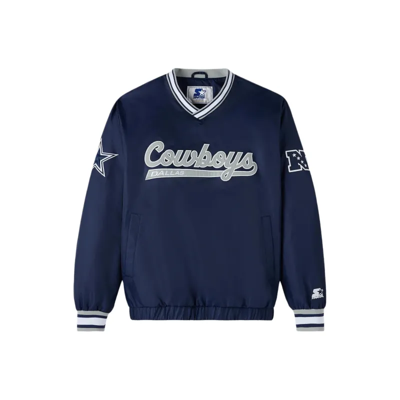 Ovo X NFL Dallas Cowboys Starter Trainer Pullover Jacket-0