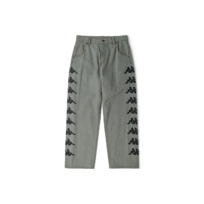 Kappa Jeans Unisex Reinforced Steel Gray-0
