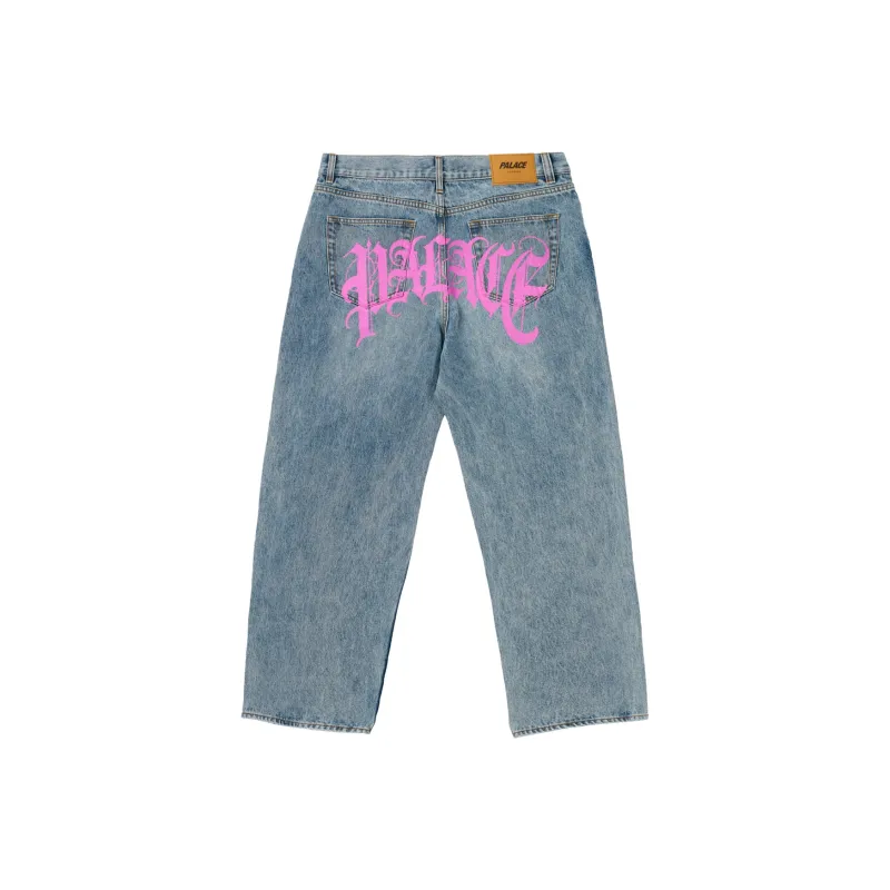 PALACE El Script P90 Baggy Jean-0
