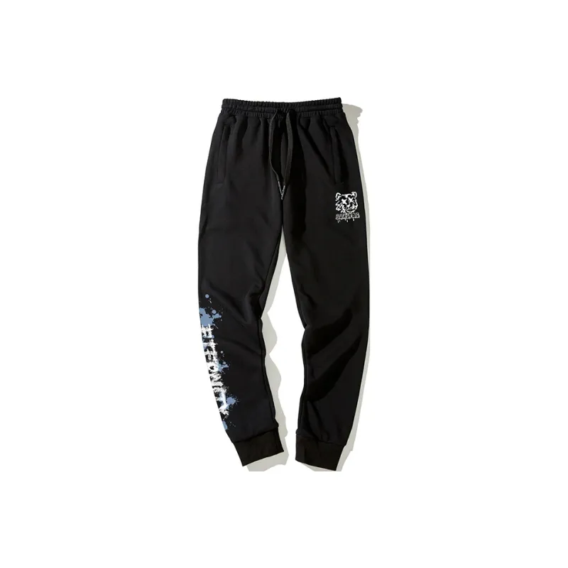 SANSYAS Casual Pants Unisex Black-0