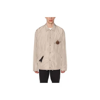 Just Don Patch detail Shirt Jacket