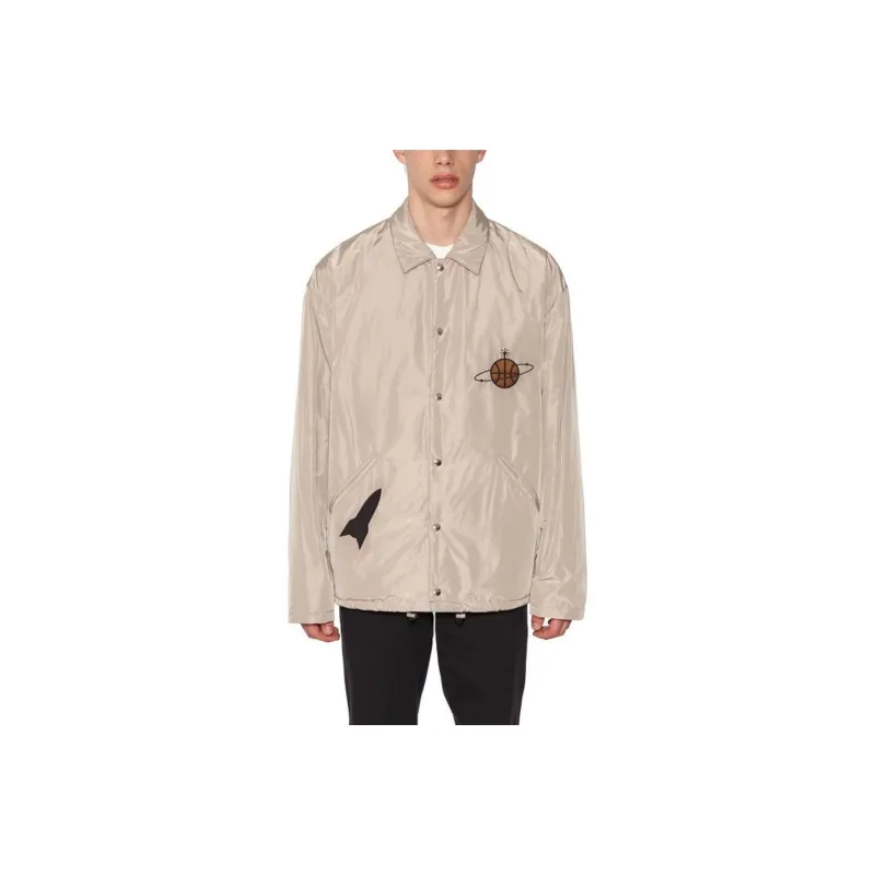 Just Don Patch detail Shirt Jacket-0