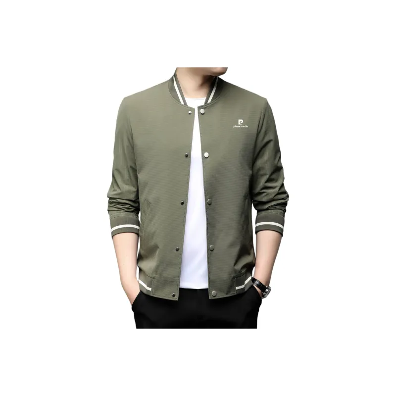 PIERRE CARDIN Jackets Coats Men's Army Green-15