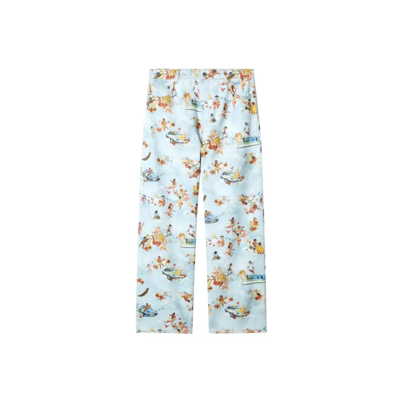 OFF WHITE Fresco print Jeans-0