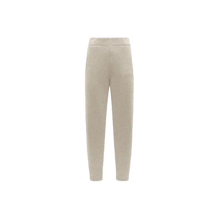 Moncler Knitted Sweatpants Men Light Umber-0