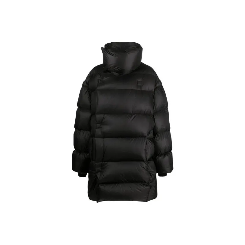 RICK OWENS Funnel neck Quilted Down Coat-0