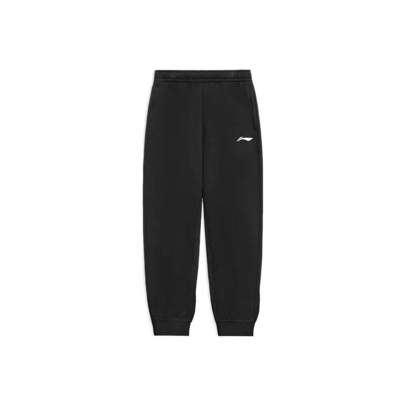 LiNing Knitted Sports Pants Men's New Standard Black-0