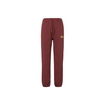 Drew House Letter Logo Series Knitted Sweatpants Unisex Burgundy