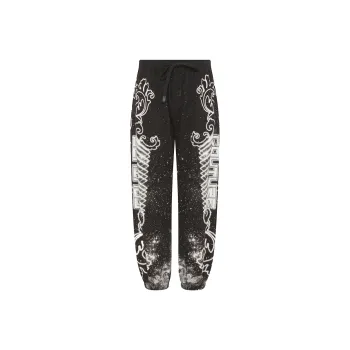 VERSACE JEANS COUTURE Galaxy print Cotton Track pants