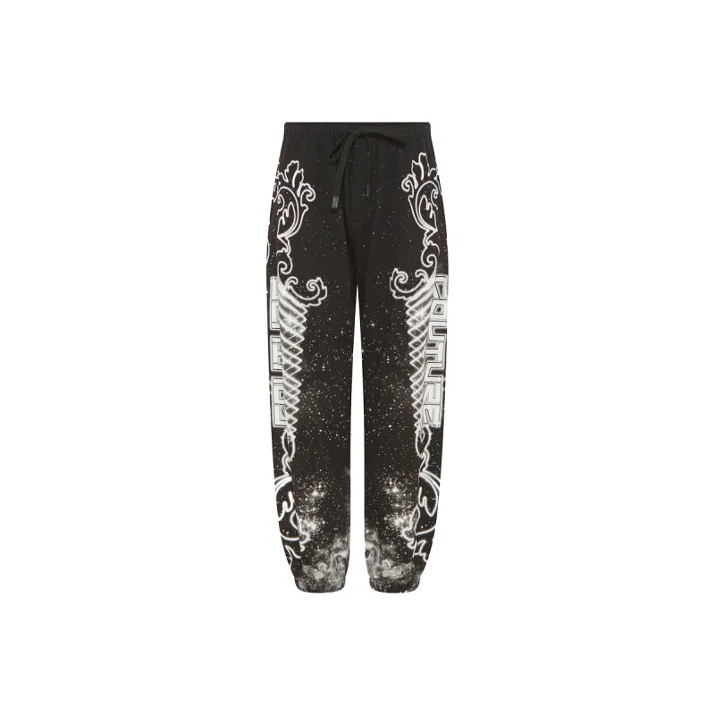 VERSACE JEANS COUTURE Galaxy print Cotton Track pants-0