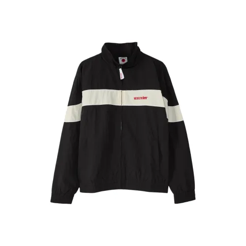 Ice Cream Striped Bomber Jacket