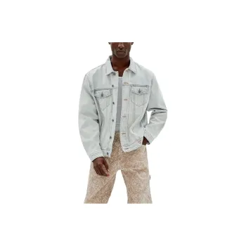 GUESS Originals Kit Denim Jacket Jackets Coats Men's Light Blue