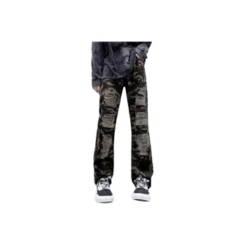 MGXEK Jeans Unisex Camouflage
