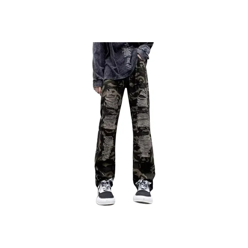 MGXEK Jeans Unisex Camouflage-0