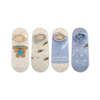 JIAZINI Ankle Socks Women's 4 Pack