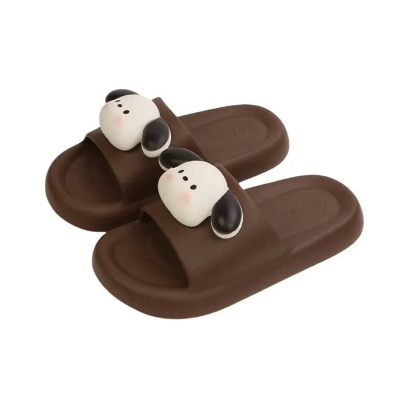 Thin Strips Sandal Slippers Unisex White-23