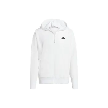 Adidas Z.N.E. Woven Full Zip Hooded Track Top Jackets Coats Men's White