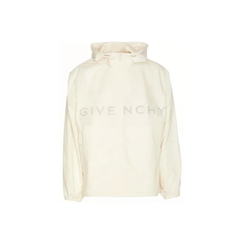 Givenchy Logo Printed Hooded Windbreaker-0