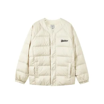 Skechers Funny Monster Down Jacket Men's Streptopelia White