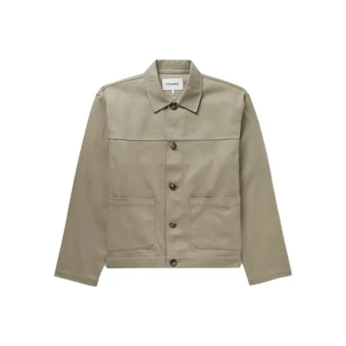 check-print suedes Coats Men's Light Brown
