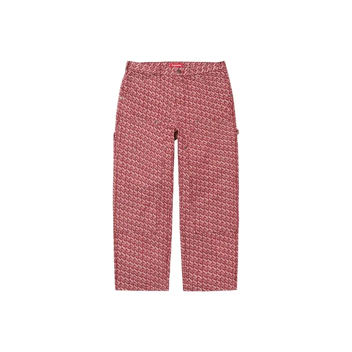 Supreme Monogram Double Knee Denim Painter Pant FW21-1