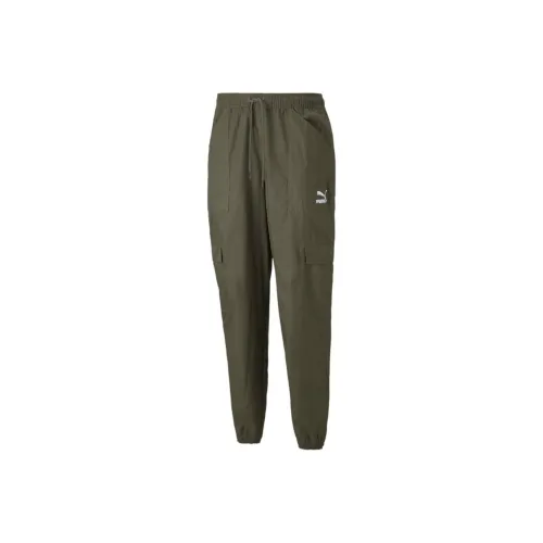 PUMA Cargo Pants Men Olive