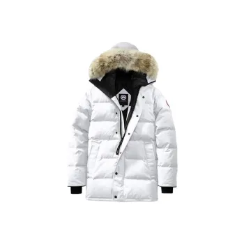 Canada Goose Down Jacket Men's Polaris White