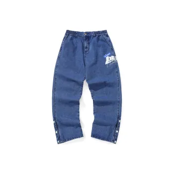 Bt Straight Jeans Unisex Denim Blue