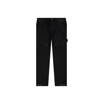 PALM ANGELS Logo patch Straight leg Trousers