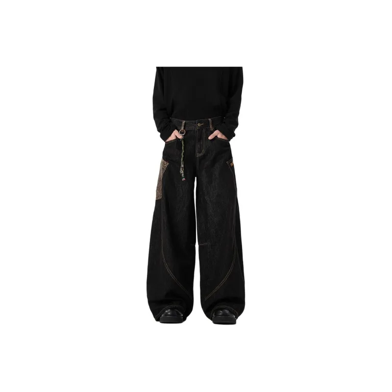 SUNSETMONENT Jeans Unisex Black-0