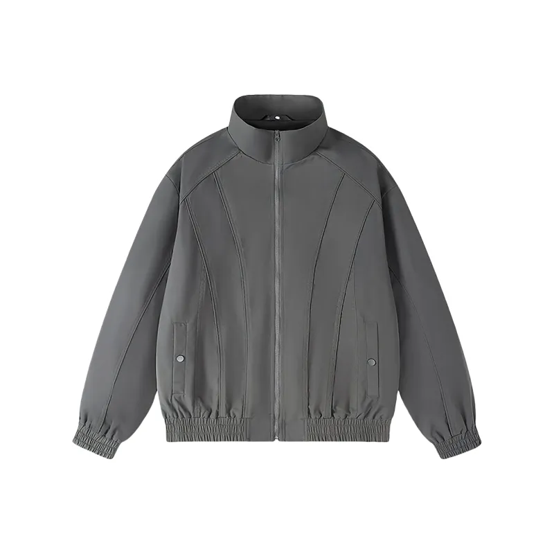 WKOOG Jackets Coats Unisex Deep Red-6