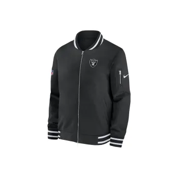 Nike Coach NFL Las Vegas Raiders Jackets Coats Men's Black