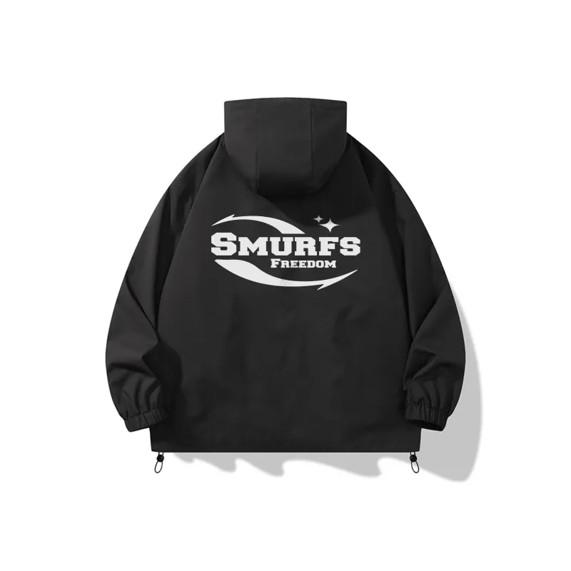 The Smurfs Jackets Coats Unisex Light Gray Green-0