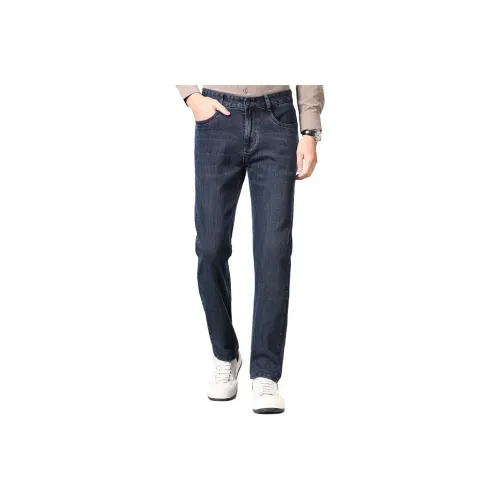 Red bean Jeans Men Dark Blue