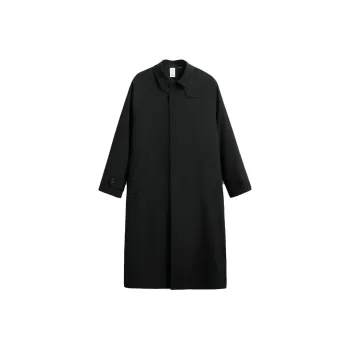 ZARA Trench Coats Men Black
