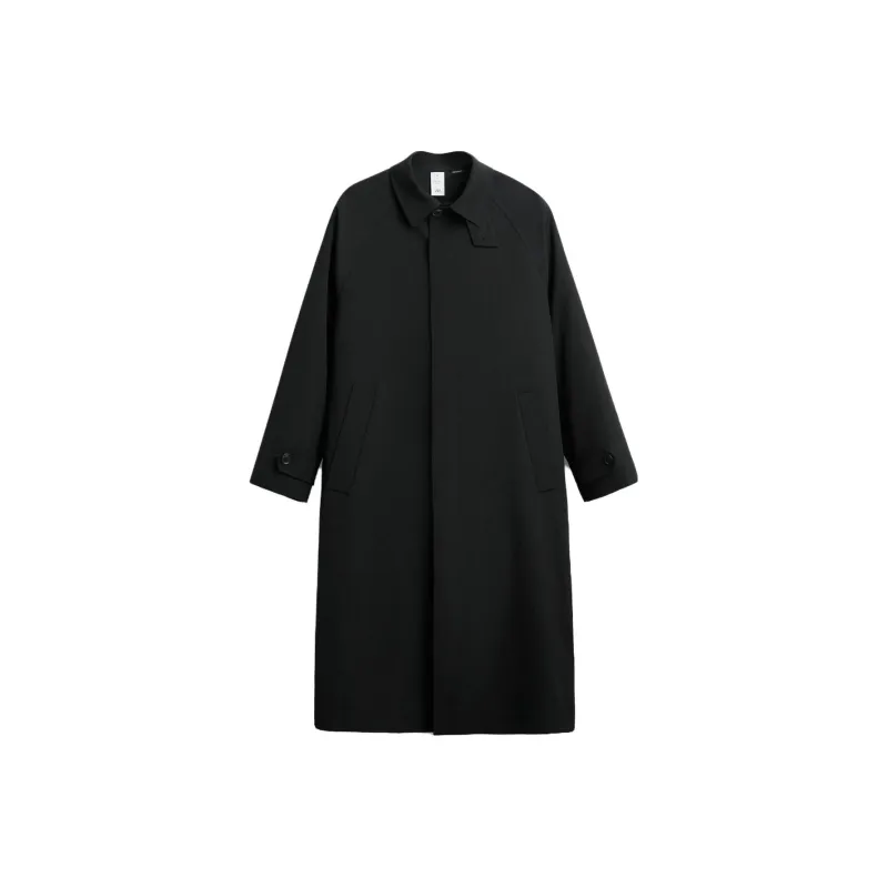 ZARA Trench Coats Men Black-0