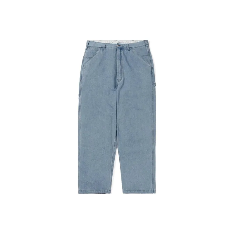 Thisisneverthat x FARAH SS24 Denim Painter Pants Jeans Unisex Bleached White Blue-0