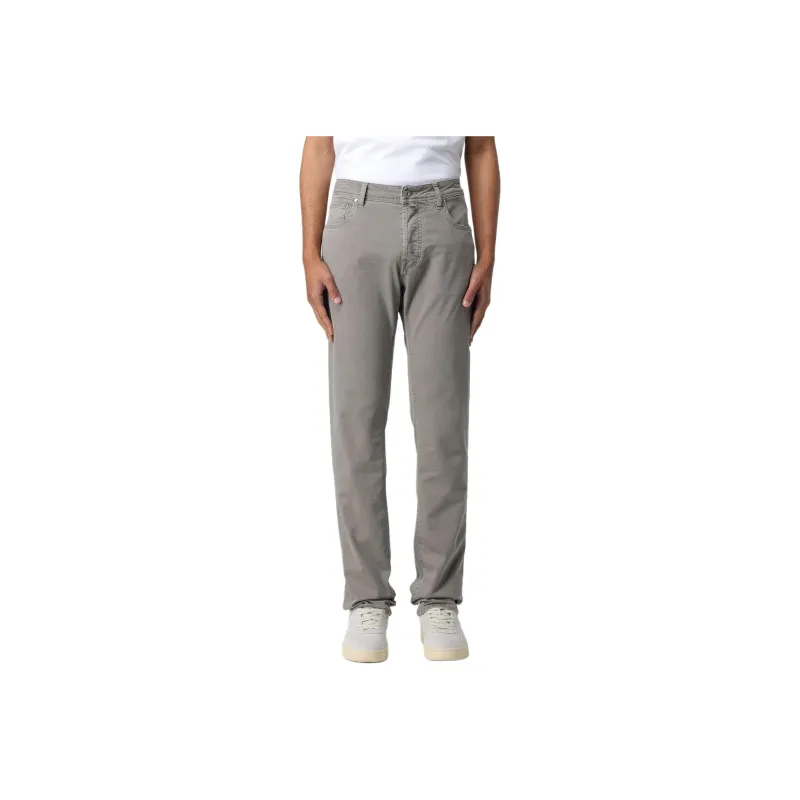 JACOB COHEN Logo Patch Straight Leg Jeans-0