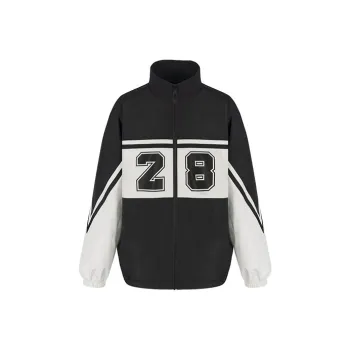 YLDP Jackets & Coats Unisex Black & White