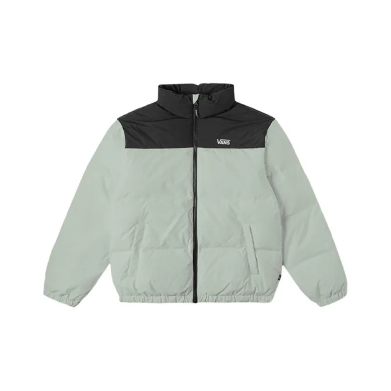 Vans Down Jacket Unisex Gray Green-0